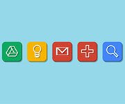 Google Product Flat Icons