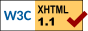 Valid XHTML 1.1
