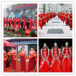 多元文化融合 外籍禮儀模特與魔術(shù)小丑點(diǎn)亮現(xiàn)代開(kāi)業(yè)慶典