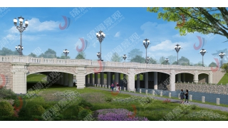 锦澜铸造石桥梁装饰铸造石栏杆设计方案