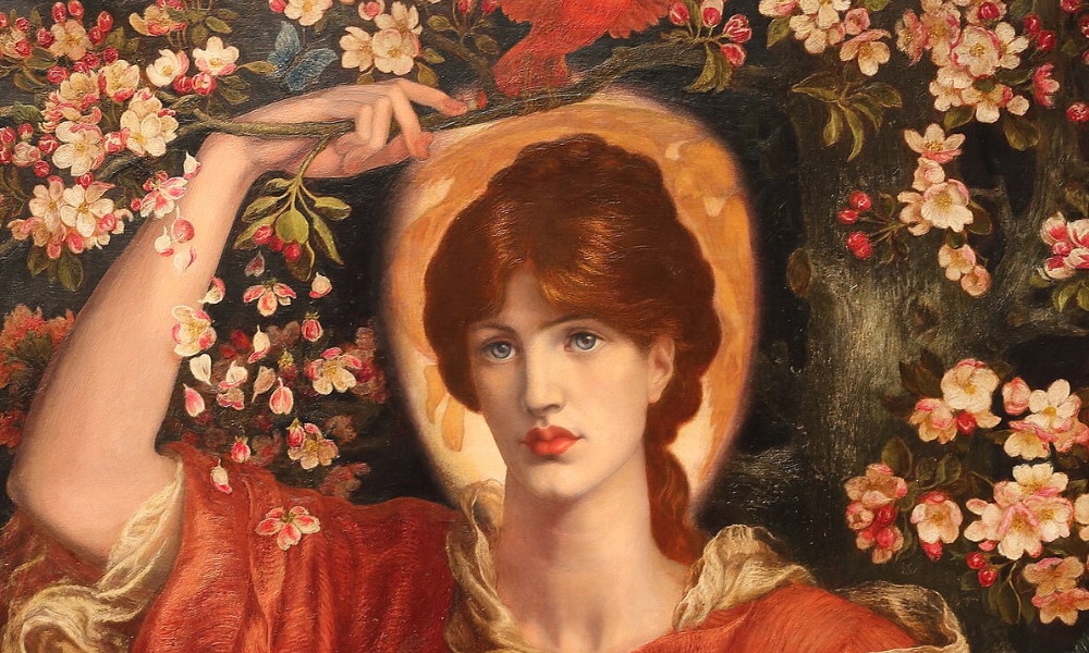 Una visione di Fiammetta, Dante Gabriel Rossetti, 1878