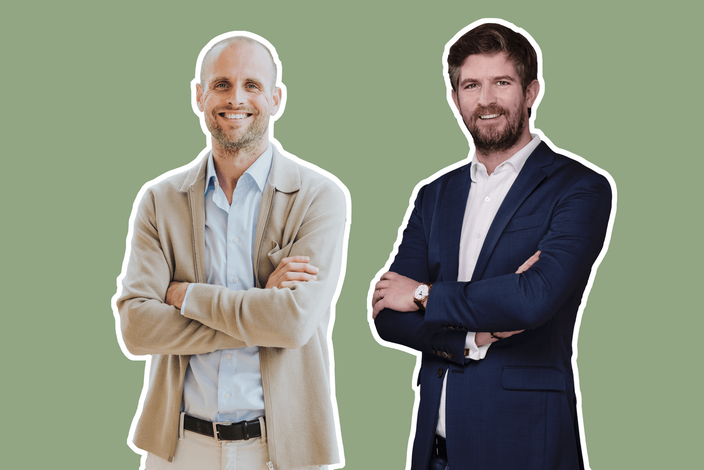 Steve Vermeer and Max Didier (Federation of Real Estate Developers). (Photo: DR)