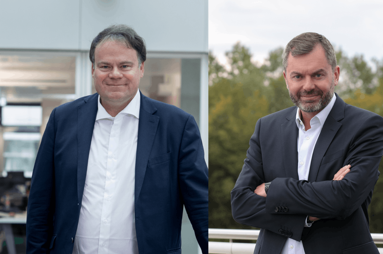 Gérard Hoffmann (Proximus NXT, on the left) and Sébastien Genesca (Deep by POST, on the right), two key players in Luxembourg’s positioning in the European sovereign cloud. Photo: Paperjam