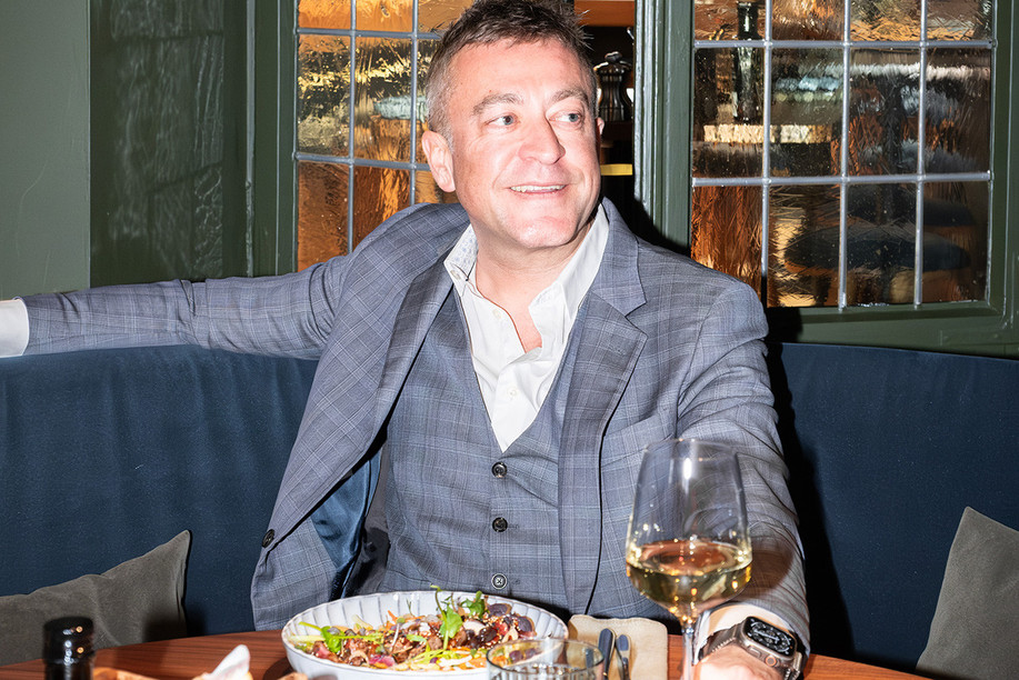 Alban Aubrée, pictured here at Um Plateau, works as a country managing partner at EY. (Photo: Patricia Pitsch/Paperjam)