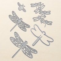 Detailed Dragonfly Thinlits Dies Detailed Dragonfly Thinlits Dies