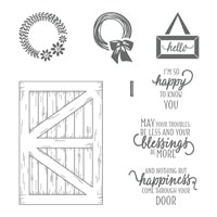 Barn Door Clear-Mount Stamp Set Barn Door Clear-Mount Stamp Set