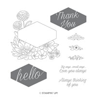 Accented Blooms Clear-Mount Stamp Set