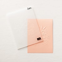 Lovely Floral Dynamic Textured Impressions Embossing Folder Lovely Floral Dynamic Textured Impressions Embossing Folder