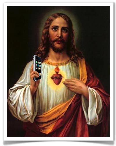 Image result for jesus iphone