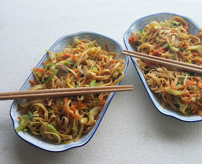 Stir-Fried Tofu Noodles & Vegetables