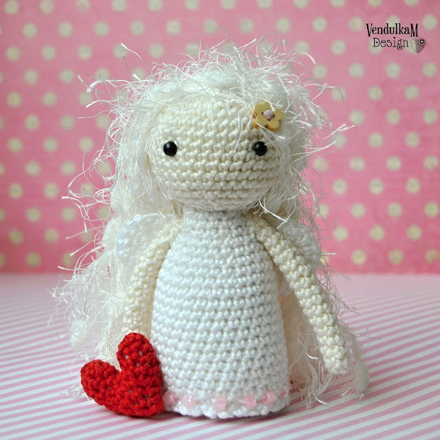 Crochet angel, amigurumi - crochet pattern Crochet doll - angel - amigurumi