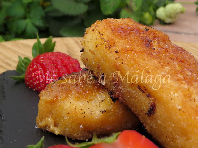 Torrijas de vino dulce de Málaga receta torrijas Málaga vino dulce