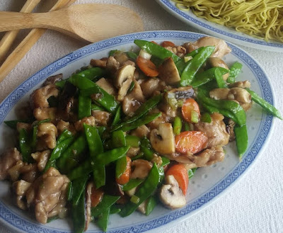 Stir Fried Chicken with Mushrooms - Moo Goo Gai Pan Stir Fried Chicken with Mushrooms - Moo Goo Gai Pan
