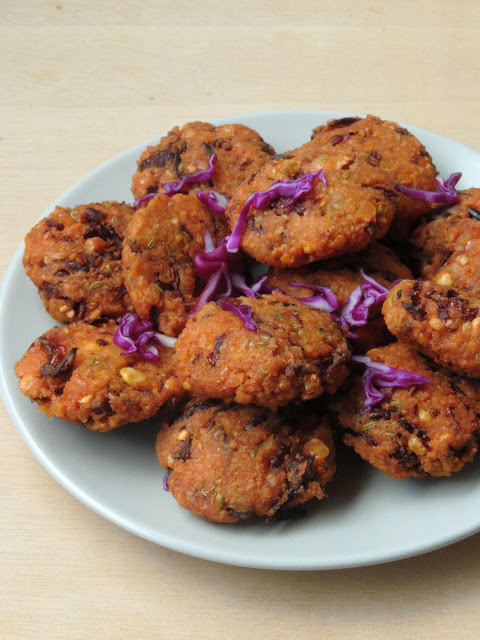 Purple cabbage Vadai, Cabbage Vadai
