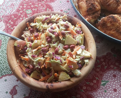 Apple-Peanut ColeSlaw with Coconut-Curry Dressing Apple-Peanut ColeSlaw with Coconut-Curry Dressing