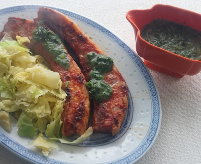 Crisp Fried Pork with Parsley Sauce Crisp Fried Pork with Parsley Sauce