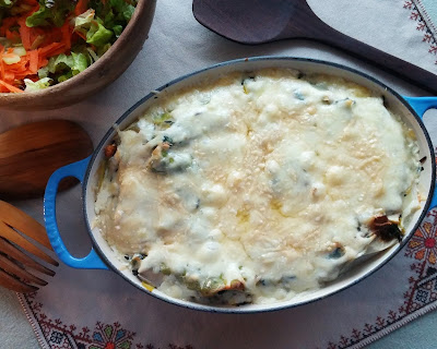 Leeks Stuffed with Smoked Trout & Wild Rice Leeks Stuffed with Smoked Trout & Wild Rice