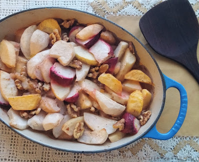 Roasted Turnips with Walnuts, Pears & Apples Roasted Turnips with Walnuts, Pears & Apples