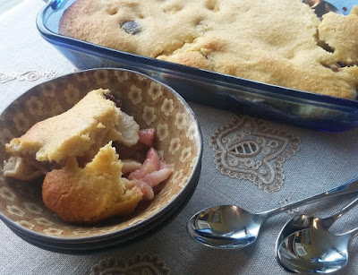 Almond, Plum, & Apple Pudding Almond, Plum, & Apple Pudding