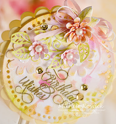 Water colors and die cuts! #birthday #Silhouette #Justrite Created by Michele Kovack