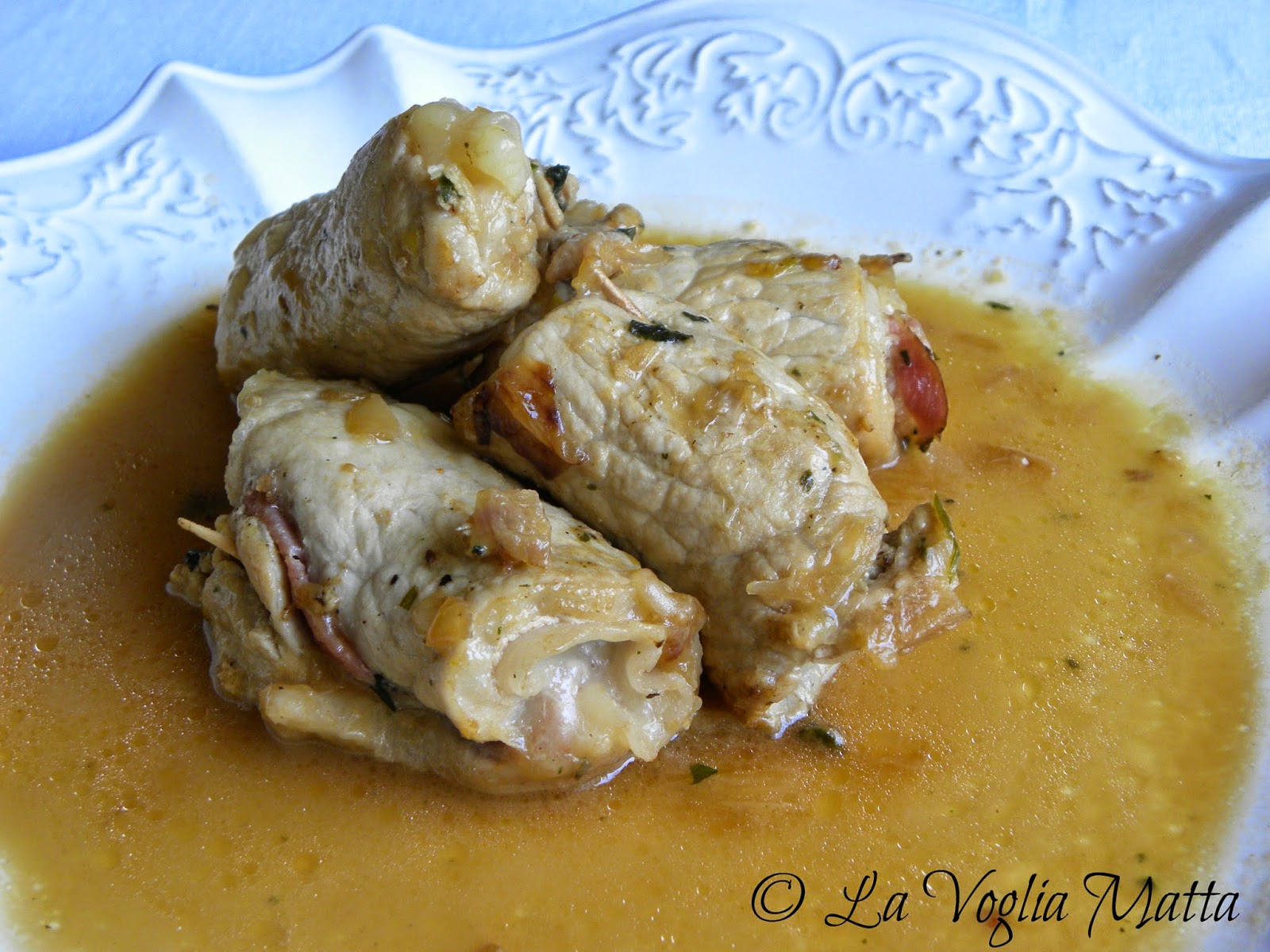 involtini di maiale con speck e provolone involtini di maiale con speck e provolone