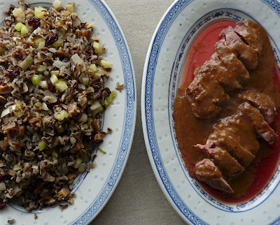Orange Duck with Fried Wild Rice Orange Duck with Fried Wild Rice