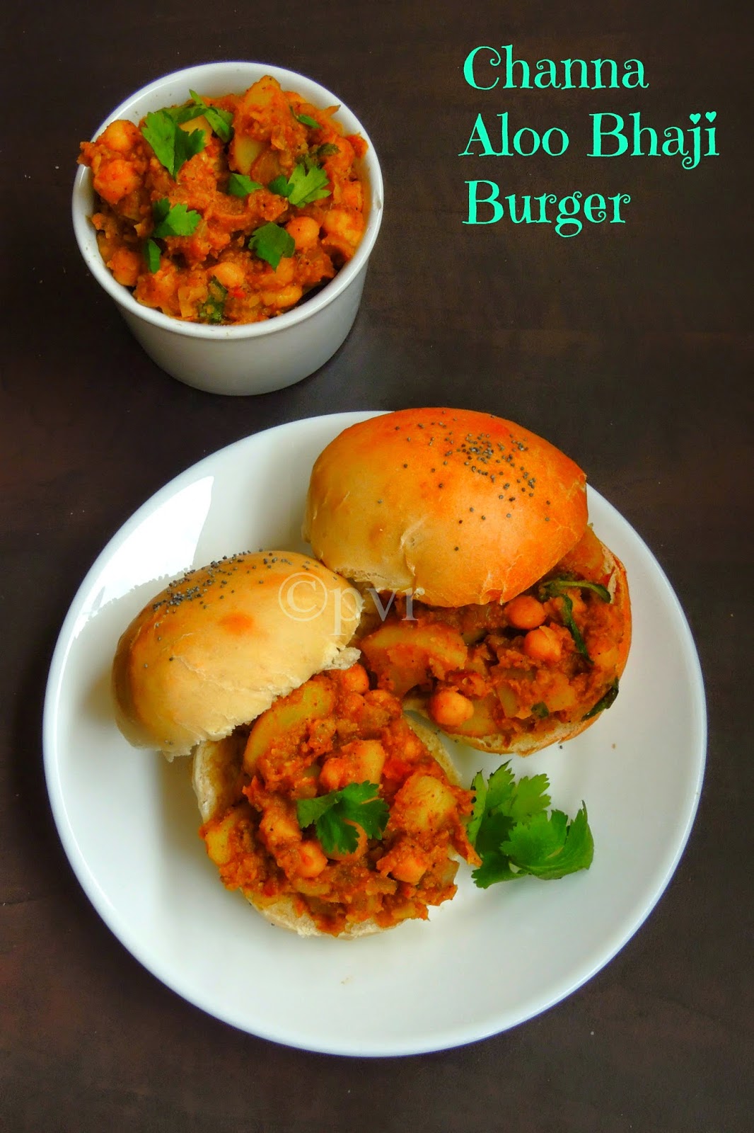 Channa Aloo Bhaji Burger Channa Aloo Bhaji Burger, Channa Aloo Burger Sandwich