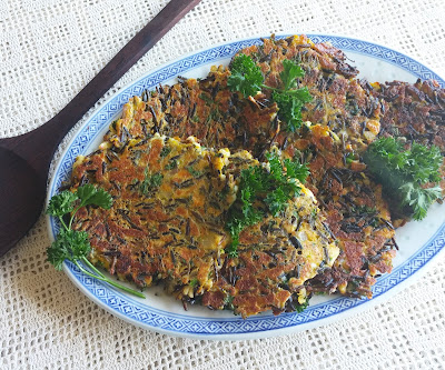 Wild Rice & Halloumi Patties Wild Rice & Halloumi Patties