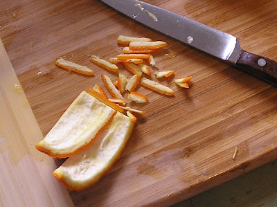 Making Marmalade - cutting the peel Making Marmalade - cutting the peel