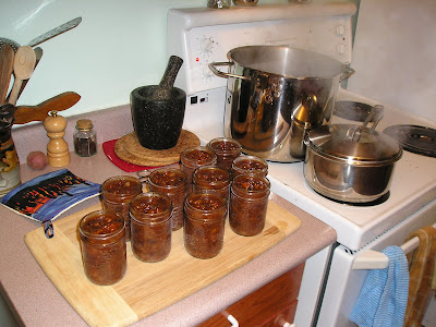 The Chutney Waiting to be Sealed The Chutney Waiting to be Sealed
