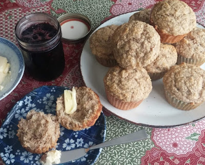 Banana Oat-Bran Muffins