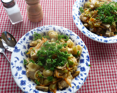 Pasta with the Flavours of Chicken Soup