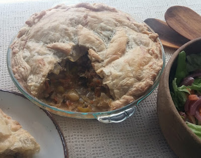 Chicken, Leek & Mushroom Pie