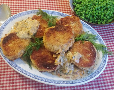 Russian Chicken Cutlets with Vegetable Cream Sauce Russian Chicken Cutlets with Vegetable Cream Sauce