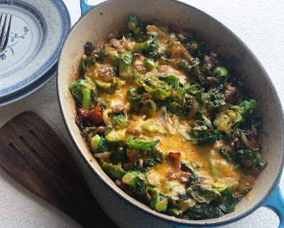 Brussels Sprouts Jackie Lau Brussels Sprouts with Bacon & Cheese