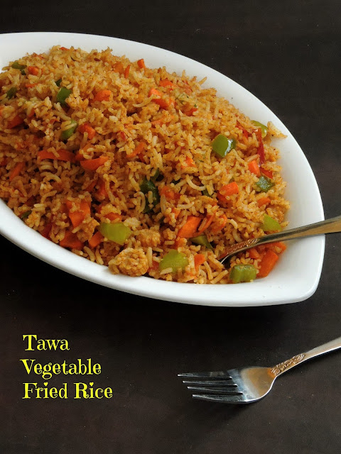 Tawa Vegetable Fried Rice Tawa Vegetable Fried Rice/