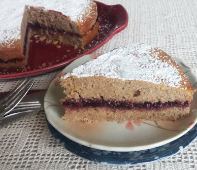 South Tirol Buckwheat Cake with Tart Berry Jam South Tirol Buckwheat Cake with Tart Berry Jam