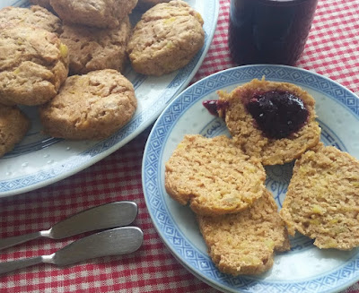Sweet Potato Biscuits Sweet Potato Biscuits with Blackberry Jam