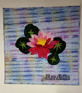 The Water Lily finished The Water Lily quilt