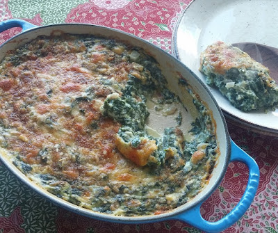Cheesy Baked Creamed Spinach Cheesy Baked Creamed Spinach
