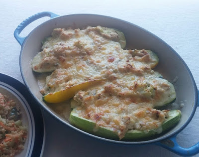 Zucchini Tuna Melt Zucchini Tuna Melt