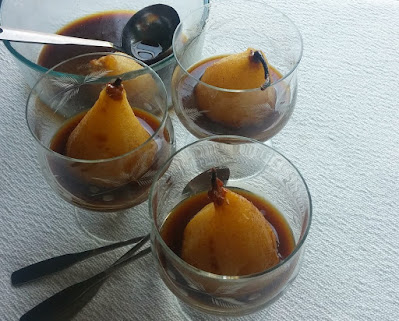 Gingerbread Poached Pears Gingerbread Poached Pears