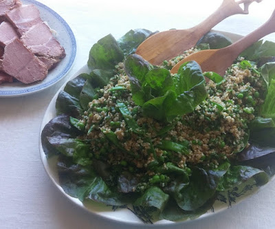 Herby Peas & Bulgur Salad