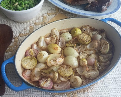 Roasted Onions with Sherry & Vinegar Roasted Onions with Sherry & Vinegar