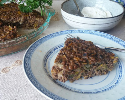 Turkish Leek & Lentil Loaf Turkish Leek & Lentil Loaf