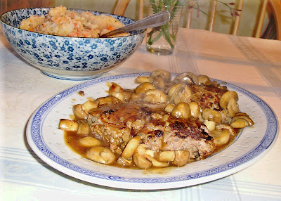 Gehacktes Rinderschnitzel