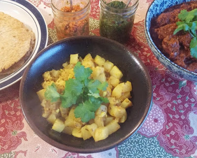 Shalgam ki Sabzi - Curried Turnips Shalgam ki Sabzi - Curried Turnips