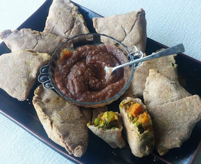 Baked Sweet Potato Samosas Baked Sweet Potato Samosas