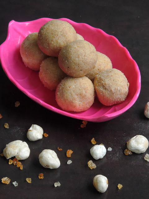 Makhana laddoos, Puffed lotus Seeds Laddoos Makhana laddoos, Puffed lotus Seeds Laddoos