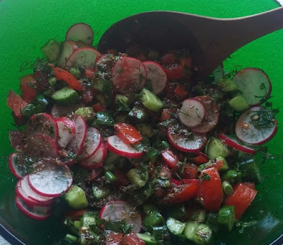 Shirazi Salad, also known as Chopped Salad Shirazi Salad, also known as Chopped Salad